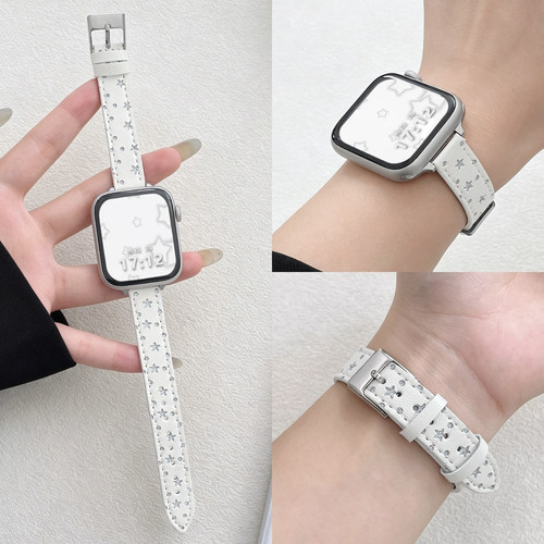 连遇vivowatch6星星针扣皮表带