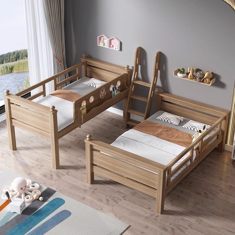 全实木上下床儿童床上下铺鹅掌楸木蜡油层小户型高低床子母床,住宅家具,高低/子母床,淘宝优惠券,粉丝福利购,淘宝优惠卷