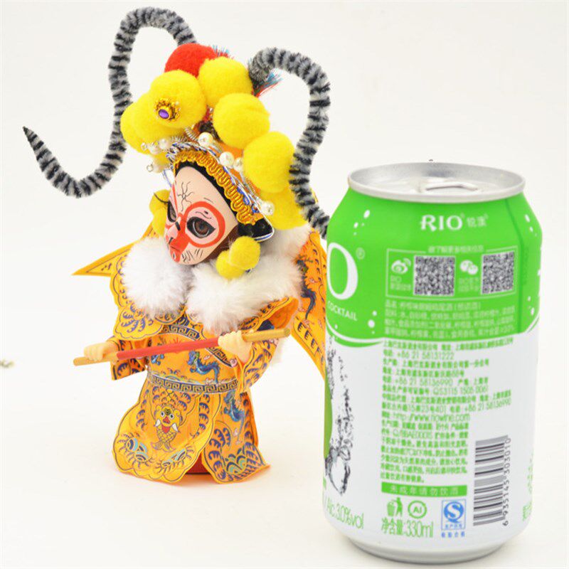北京绢人京剧脸谱戏曲人物玩偶娟人特色工艺品出国礼品送老外,特色手工艺,绢人,淘宝优惠券,粉丝福利购,淘宝优惠卷