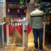 行通道三辊闸社区刷卡健身房摆闸速通门脸识别门禁防尾随闸