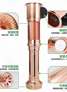 韩式烤肉排烟管烧烤排风管伸缩排烟管吸烟罩抽烟机商用排烟设备