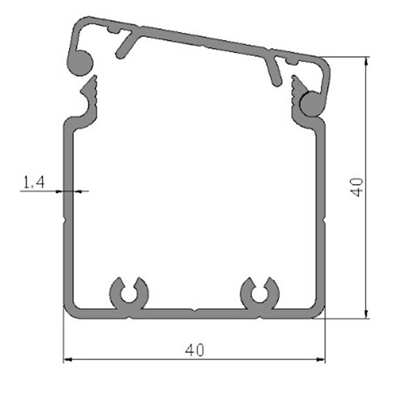 工业铝合金线槽电缆桥架x铝挤型材料理线盒墙壁悬吊式天花板隐藏