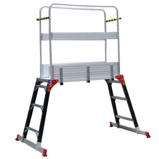 钢安全围栏工作梯洗车台脚手架功夫马凳电工绝缘平台梯梯