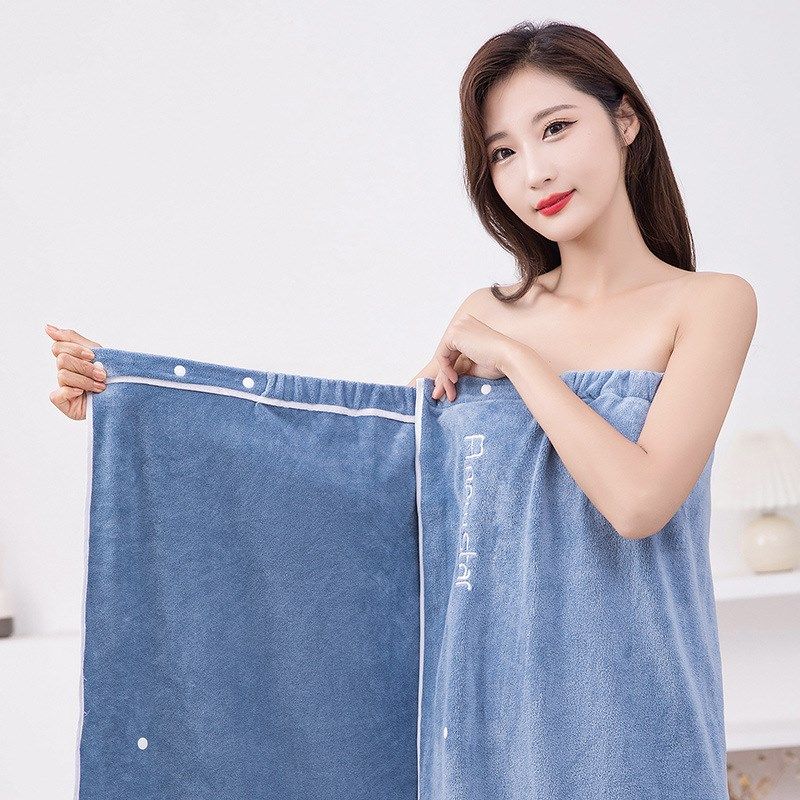 浴巾浴裙穿裹女夏薄款裹巾家用按扣防走光新款穿衣式浴袍,居家布艺,浴巾,淘宝优惠券,粉丝福利购,淘宝优惠卷