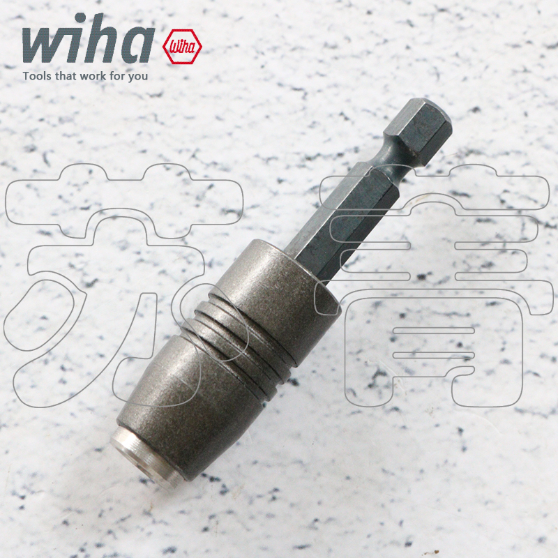 德国Wiha威汉1/4批头 钻头批头连接杆32477 机械快松式锁紧7148C
