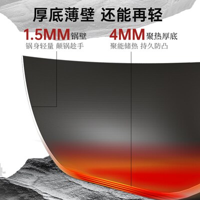 尔豪无涂层氮化铁锅炒菜粘锅电磁炉燃气灶老式熟铁煎炒锅