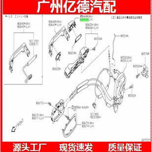 門內拉手80670 80670 ED90B 80671 ED50A