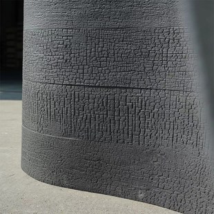 炭烧木碳化木材墙面装饰板软瓷新型材料室内外护墙板面背景墙