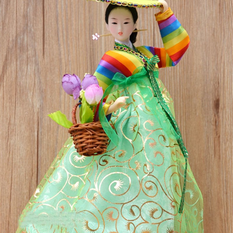 韩国人偶工艺摆件人形娃娃烤肉店料理店酒店用品装饰礼品特色民俗