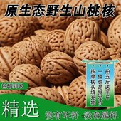 野生山桃核散籽毛桃新鲜病枕头填充物脑纹桃核原籽桃子核枕头