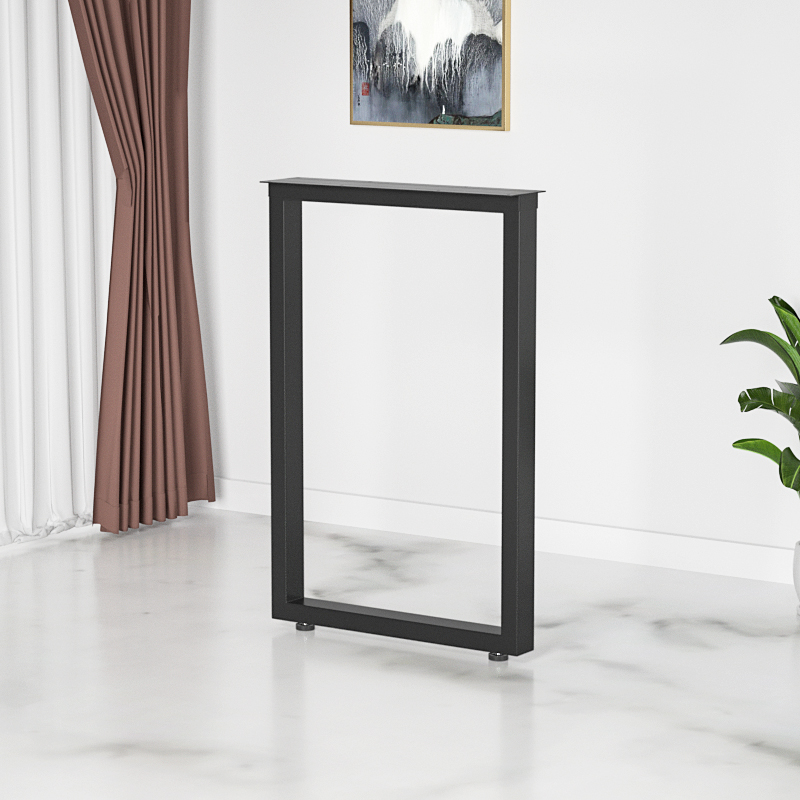 铁艺吧台腿餐桌腿支架金色茶几桌电脑书桌支撑脚餐台脚桌架子定制