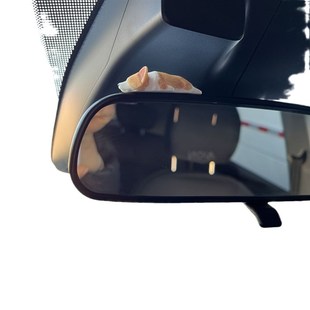 有趣车内装 饰品屏幕内饰狗 饰迷你小柯基汽车饰品中控台解压装