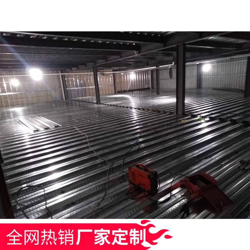 新款夹层耐力板钢板工程结构钢阁楼梯隔层平台搭建厂房钢构