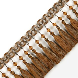 手工编织流苏边幅宽穗边看着桌旗饰饰品