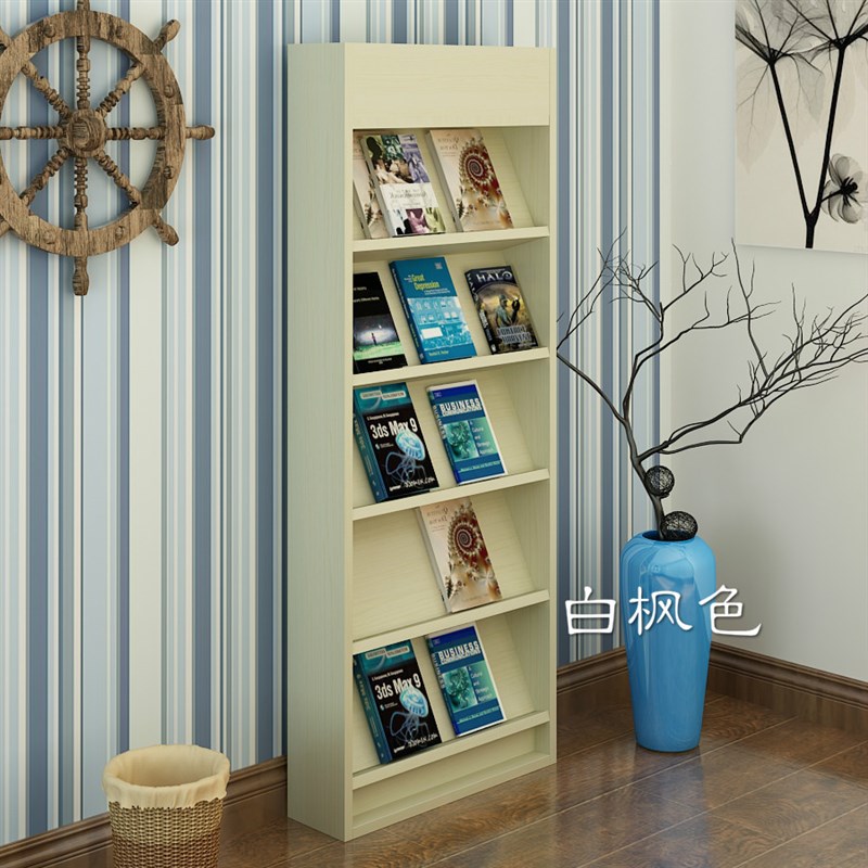 书架杂志架报刊架书报架期刊架党建宣传架陈列架木质展示架创意