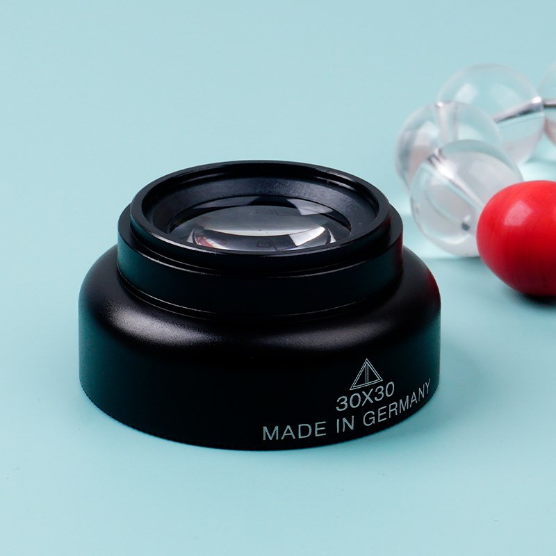 鉴定放大镜30倍银元便携式高清手持维修电子用玉石钱币文玩