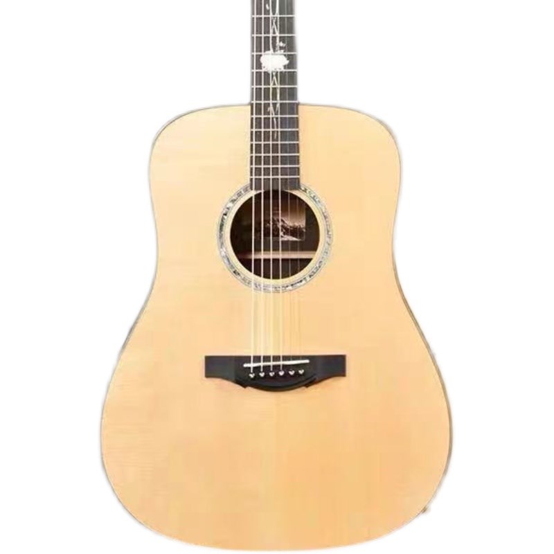 卡普马F1/G1D/G/卡玛单板民谣吉他加振震电箱云杉木面单学生