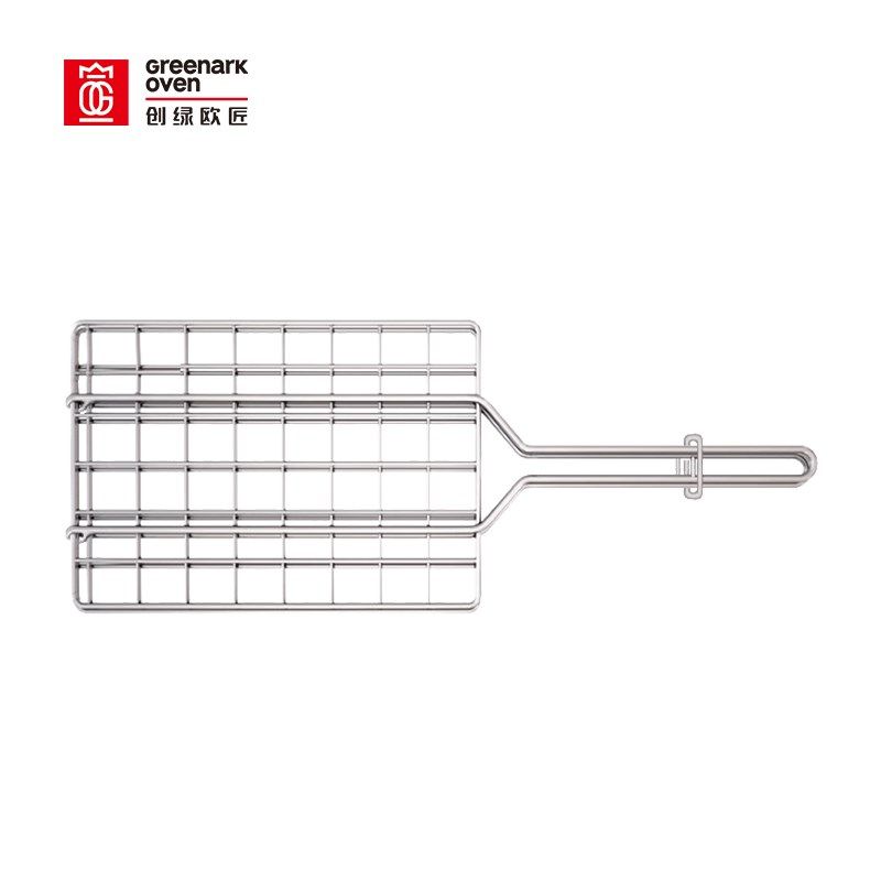 烤鱼夹子长方形加粗银色横内款商用创绿欧匠烤鱼炉,厨房/烹饪用具,烧烤夹/叉/铲/针,淘宝优惠券,粉丝福利购,淘宝优惠卷