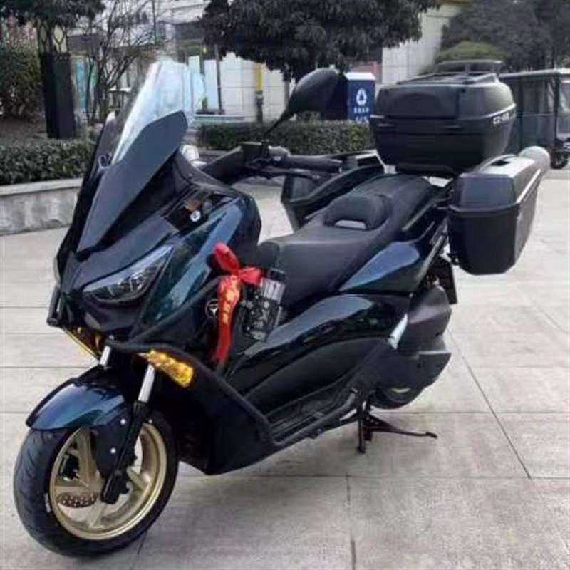 适用踏板摩托车天鹰TX150边箱力帆蓝鲟林海LMAX150后货架三箱尾箱