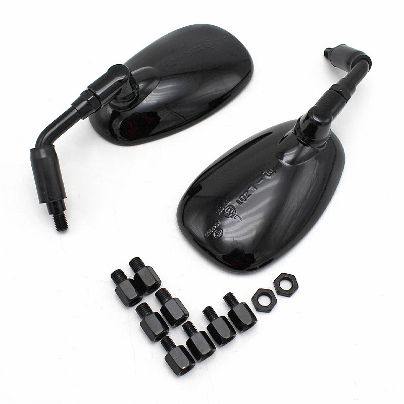 力帆V16K19奔达400GV250复古摩托车改装通用后视镜反光镜倒后车镜