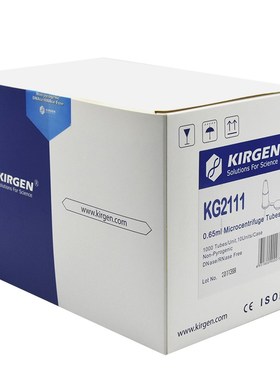 IGEN科进 微量离心管 尖底连盖刻度E管 G