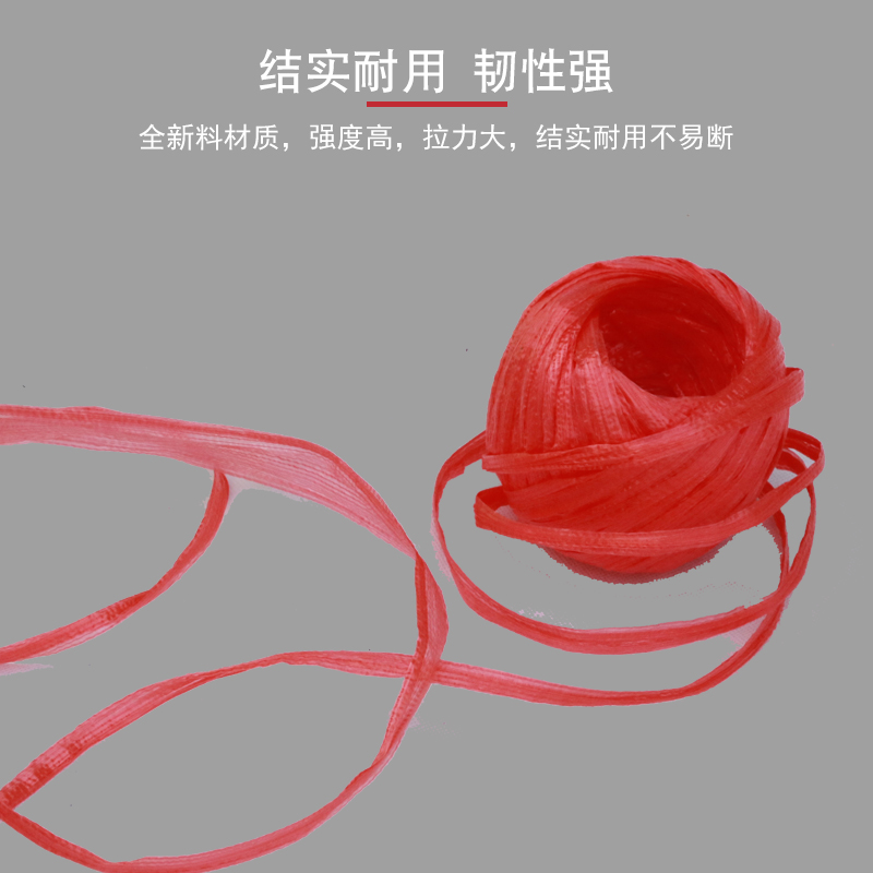 打包绳子塑料绳尼龙耐磨捆绑绳扎带搬家彩色发泡防滑绳子打草绳