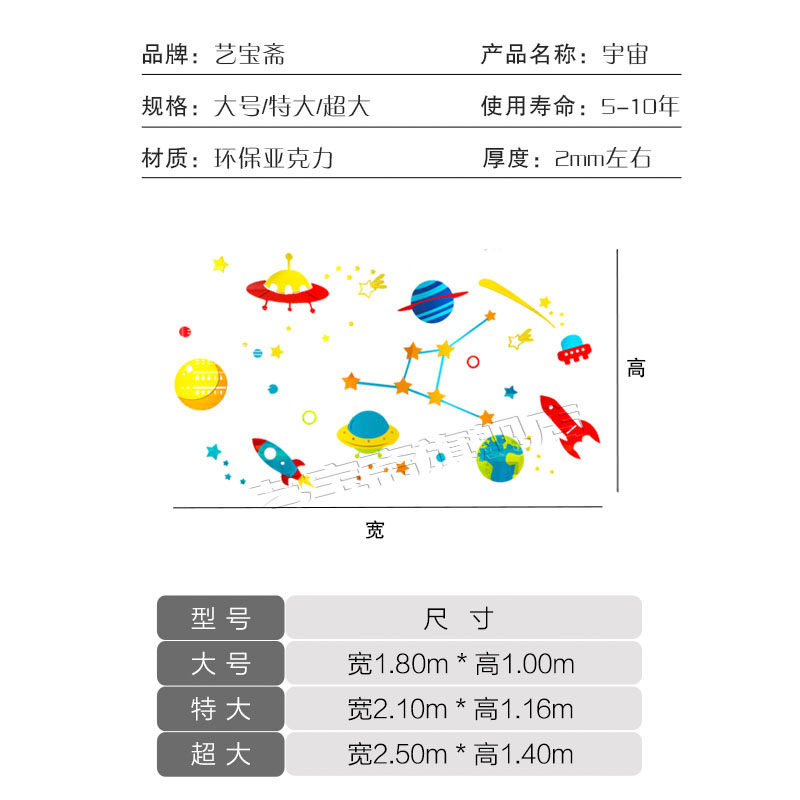 卡通亚克力3d立体墙贴画幼儿园学校教室班级布置儿童房卧室装饰画图片