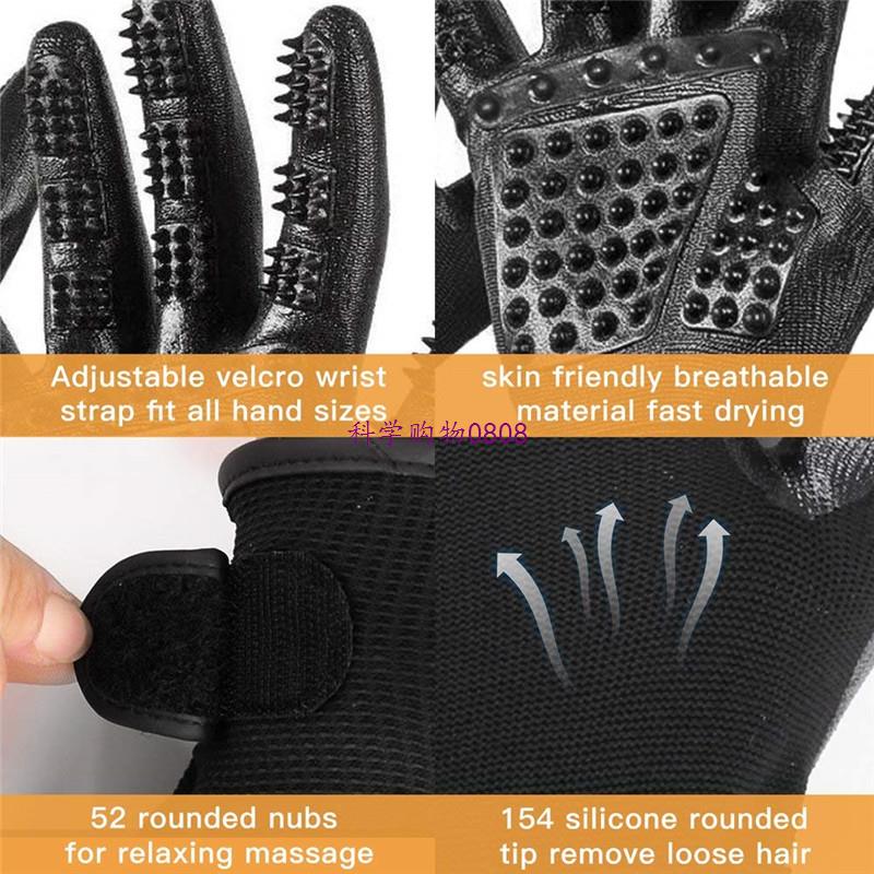 1 Pir oft Clening Bth Comb Glove Clening Mge Rubbe