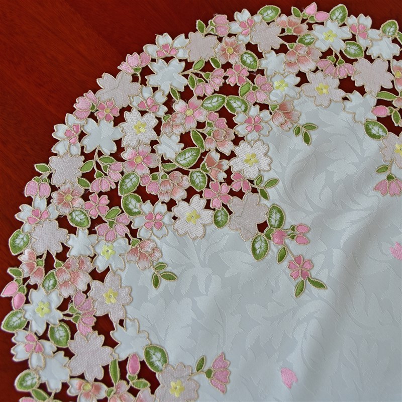 桌布桌垫茶几餐边柜电视柜盖巾盖布椭圆台布布艺刺绣现代