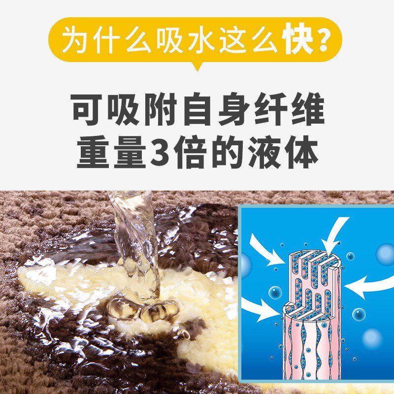 惠多家居地垫吸水卡通门垫植绒卡通地毯防滑门垫浴室家用地垫