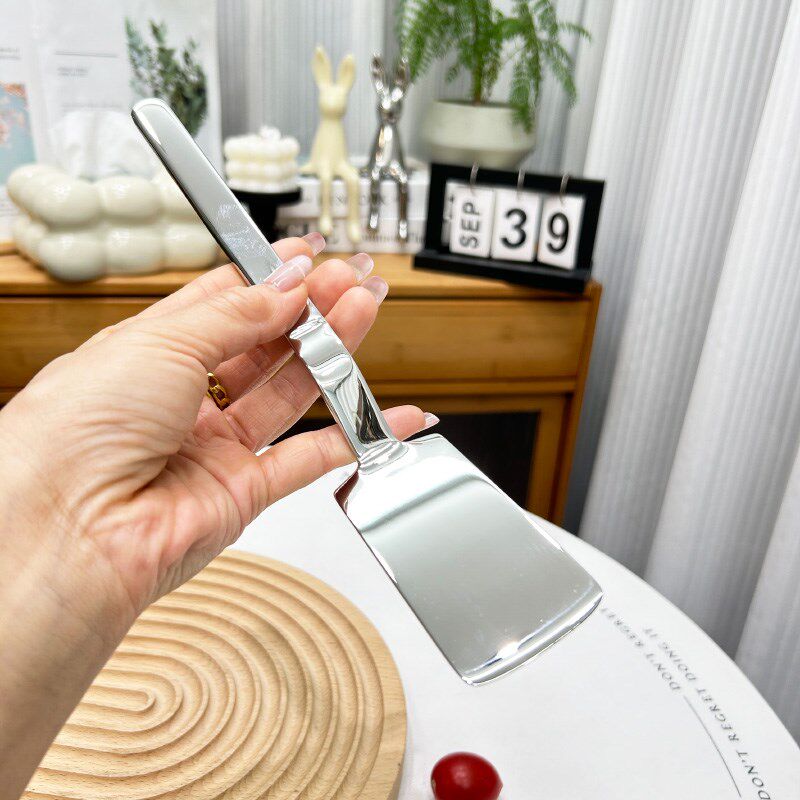 小煎铲料理铲烙饼锅铁板烧镜光铲子小平铲