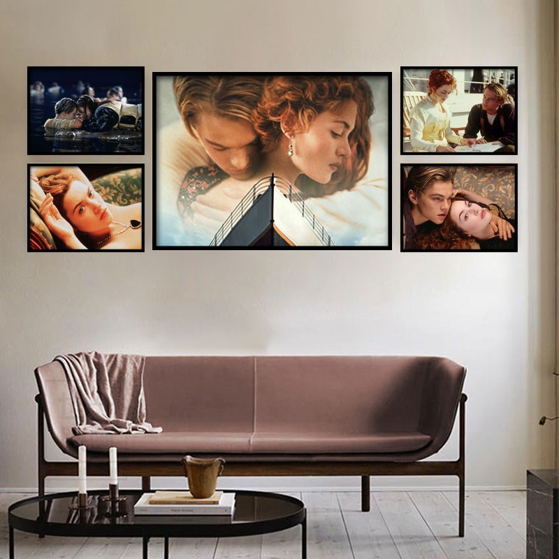 泰坦尼克号挂画私人影院电影院咖啡厅装饰画欧美经典电影海报壁画