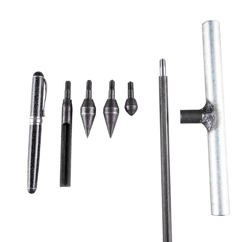 特硬铲考古探针探杆装扎探条钨钢尖头乌木取土器锰钢取土钻