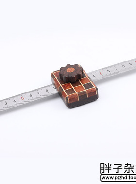 拼木工艺黑檀梨拼木钢尺定位块木工划线定位器固定块直尺挡块