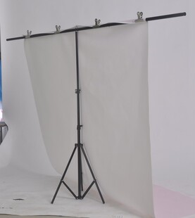 摄影棚背景布便携支架淘宝拍照支架伸缩单腿架架加粗