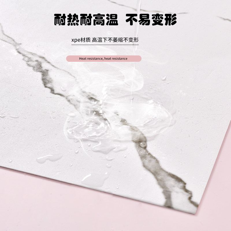 哑面铝塑板自粘仿瓷砖墙贴大理石纹贴纸电视背景墙壁纸墙面装饰板