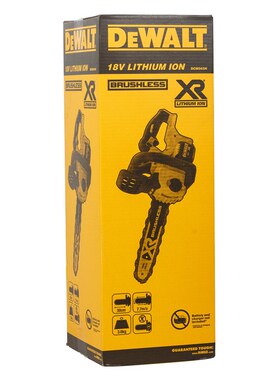 得伟DeWLT无刷2电链锯DM电锯寸园林木材切割机雕刻锯