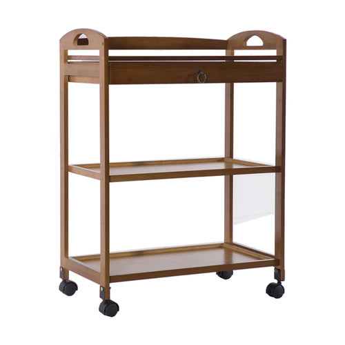 楠竹餐车推车火锅店院美发店酒店茶水车实木