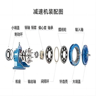 摆线针轮减速机配件大全摆片齿轮摆轮入轴针齿壳接盘偏心轴套厂家