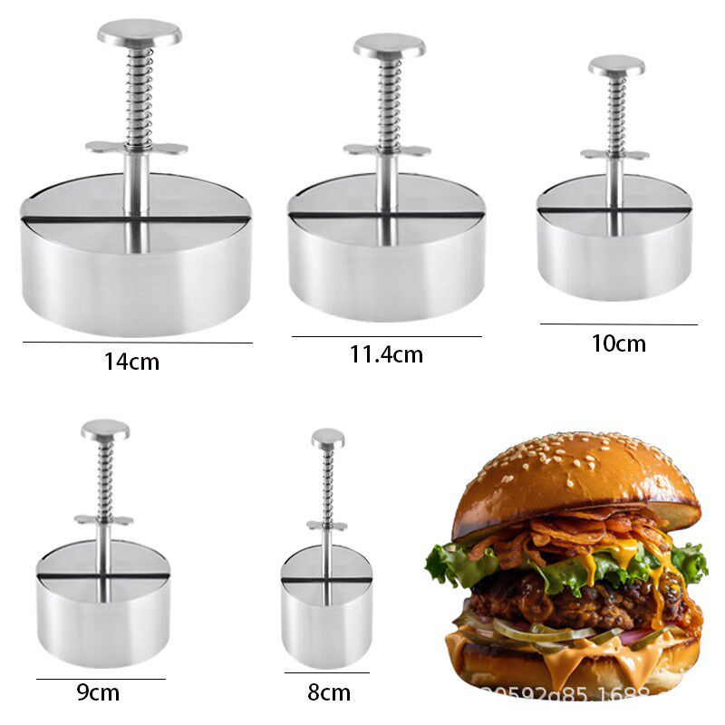 牛肉饼模具汉堡压肉饼器做鲜虾饼圆形牛模具煎蛋自制工具