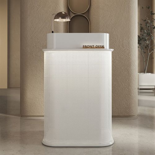 众匠坊收银台店铺小型吧台发光迎宾台咨询台公司前台接待台D