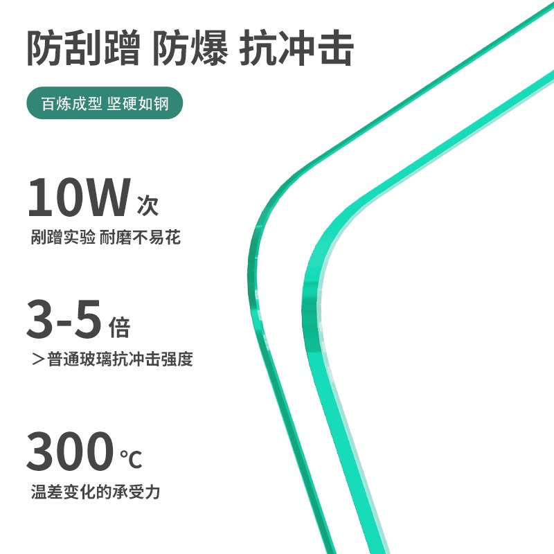 钢化玻璃桌面茶几餐桌电视柜台面定制长方形八仙桌玻璃桌垫
