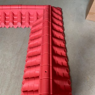 围墙瓦堵头面墙头瓦封头仿古一体瓦片封边装饰琉璃瓦顶盖