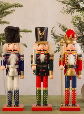 欧式胡桃夹子包布木偶士兵创意家居装饰客厅酒柜儿童房