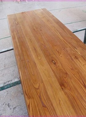 松木板台板木板吧榆隔板实木桌定制办公桌飘窗板台