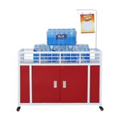 促销 超市试吃台冰粉摆摊车地推桌 台展示架遮阳带棚展台便携式