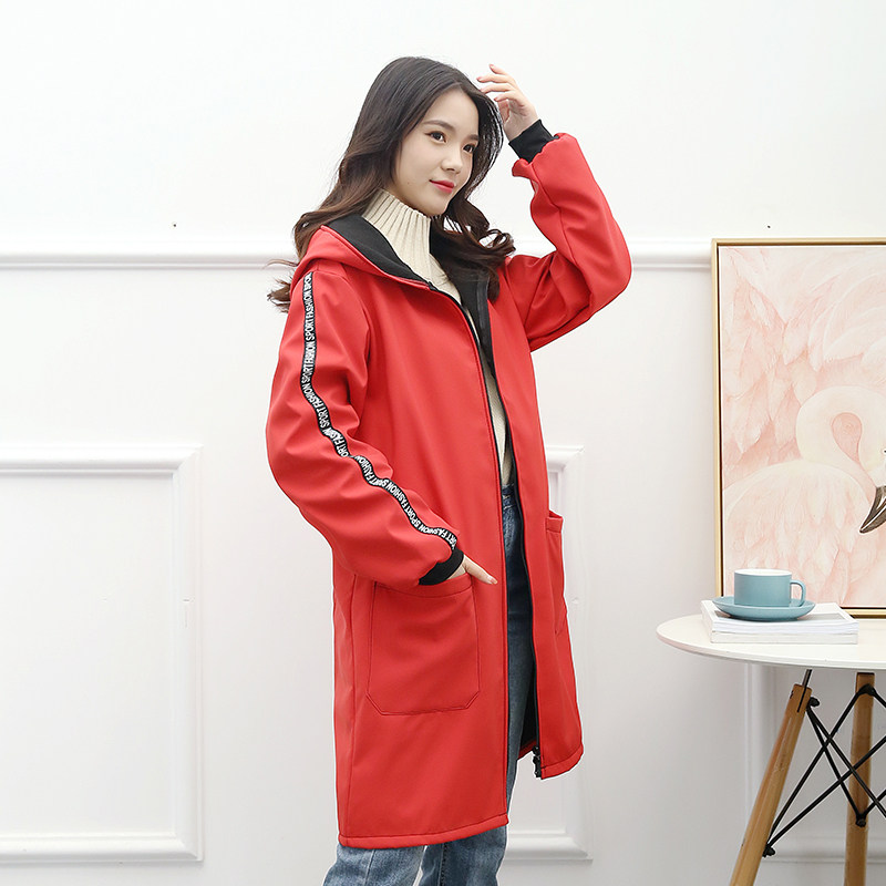 冬季加厚加绒罩衣男女保暖工作服时尚围裙防水外韩家务洁