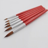 榭得堂勾线笔尼龙毛水彩笔水粉笔 儿童短杆水彩颜料画笔水彩笔