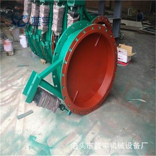 百叶通风蝶阀DN300气动电动通风蝶阀风机多叶蝶阀手动调节风阀