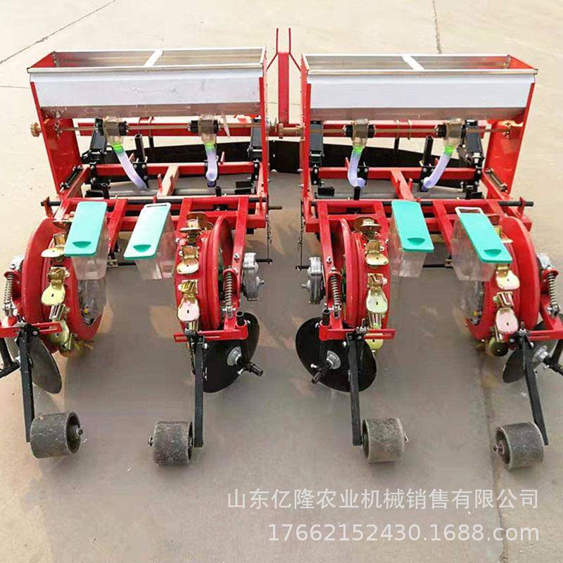 两行膜上花生玉米播种机谷物覆膜施肥播种机棉花铺膜播种机